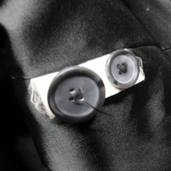 Gap Wool Blend Black Pea Coat Size Medium - Picture 5 of 6